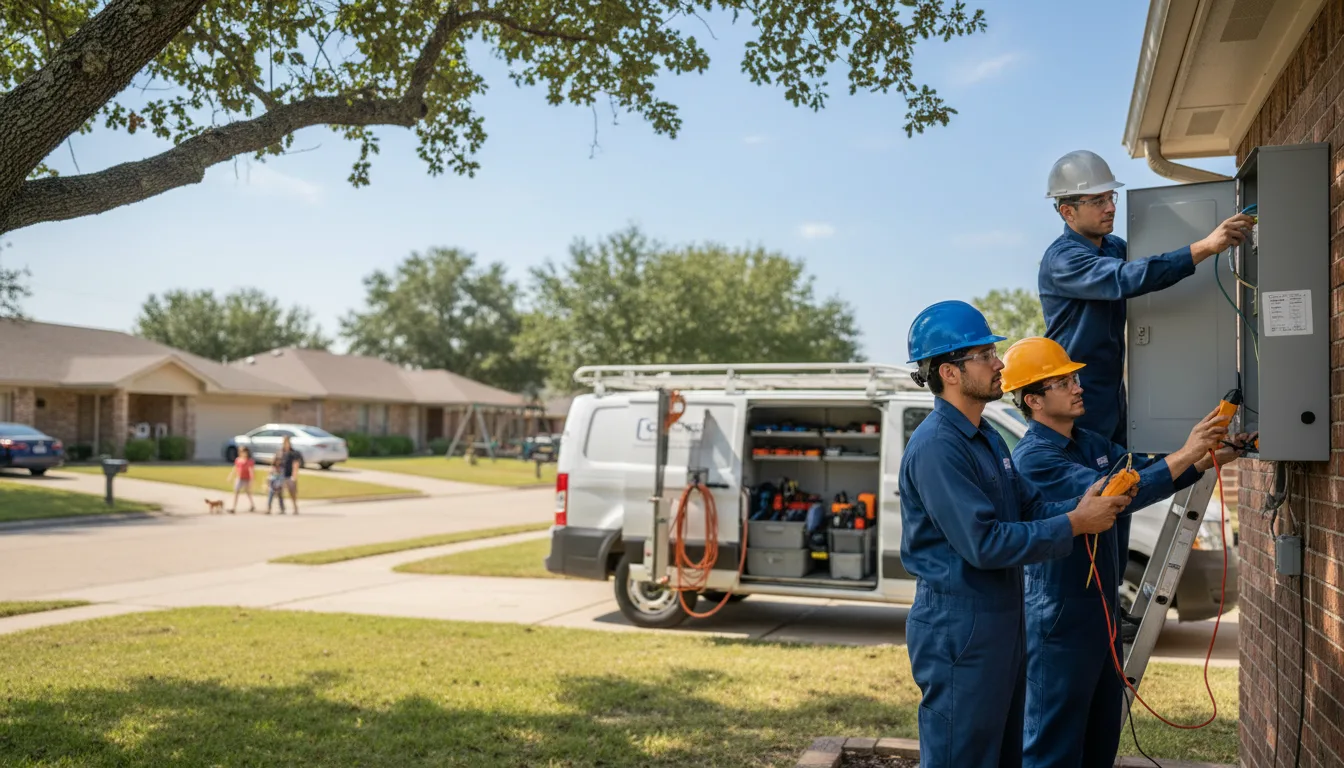 Certified electrician providing emergency electrical services in Check, VA